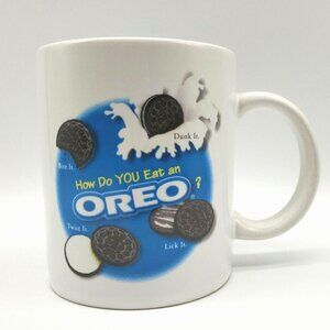Oreo Cookie Coffee /Tea Mug "How Do YOU Eat an OREO"?